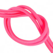 Stitched elastic Ibiza cord Neon pink